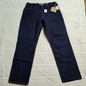 Schmidt Workwear Relax Fit Men's Blue Denim Jeans Dark Wash 36x34